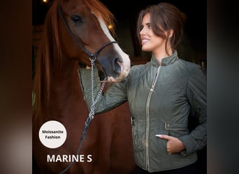 Green quilted jacket with moissanites MARINE size S