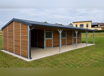 Budowa stajni i stajni dla koni – stajnia zewnętrzna i boksy dla koni | Schronisko dla koni