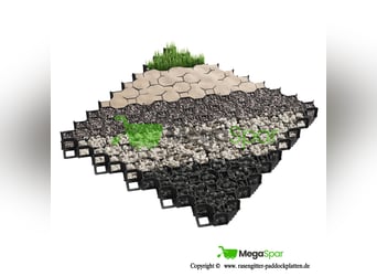Kunststoffgitter - Rasengitter & Kieswaben, Gitterplatten, Bodengitter, Parkingitter 7,99EUR-m2