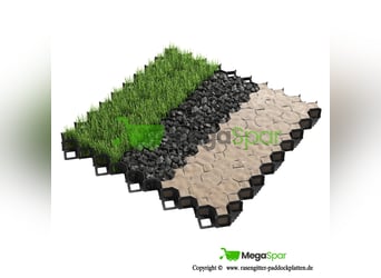 Kunststoffgitter - Rasengitter & Kieswaben, Gitterplatten, Bodengitter, Parkingitter 7,99EUR-m2