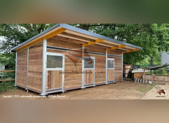 Stajnia i budowa boksów - zakup zewnętrznej stajni i boksów dla koni | Pastwisko otwarte i schronisk