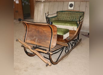 Pferdeschlitten Kutsche Schlitten Antik Deko Historisch