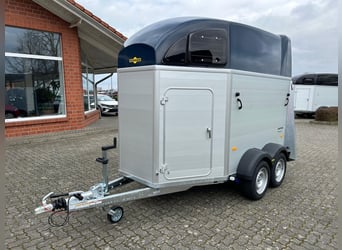 Humbaur Pferdeanhänger Xanthos 2400 2,4t Sattelkammer 100km/h Dark Blue