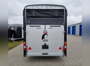 Carrozza per cavalli Liberté Maxi 4 – con rampa laterale e selleria integrata