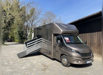 IVECO Daily RJH Sport Pro H2 Pferdetransporter Wohnmobil Wohnung 7,2to. Mautfrei