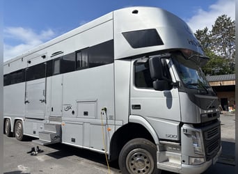 Volvo FM 500 AKX camion per trasporto di cavalli, 8 posti, con cabina abitativa - horse truck
