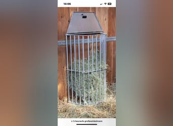 Growi® Großraum-Heuraufe feuerverzinkt Höhe: 120 cm, mit Deckel NEU  3 Stück auf Lager, Preis pro St