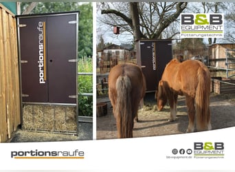 Nuovo mangime per fieno a orologio con 4 porzioni di fieno – la mangiatoia a porzione fino a 12 kg d