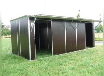 AKTION fahrbare Weidehütte, Außenbox, Pferdebox, mobil, versch. Größen und Ausstattung