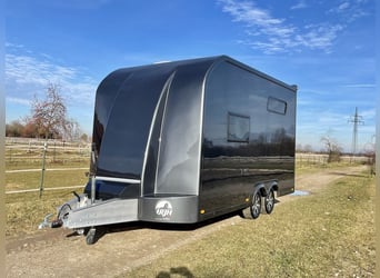 RJH 675 Drie-paardenaanhanger met woonruimte, dubbelbed, douche UNIEK 3,5 ton vrachtwagen
