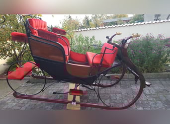 Pferdeschlitten Neurokoko komplett fachgerecht restauriert und fahrbereit