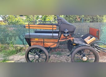 Te koop: enkelspoor wagonette geschikt voor een groot paard