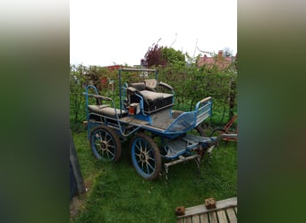 2 Spänner Marathon Kutsche für Ponys 