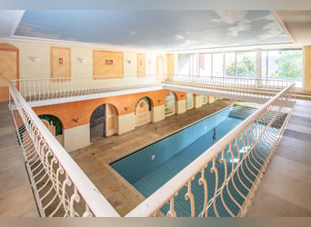 Exclusief landgoed met villa, rijhal en manegecomplex aan een privémeer te koop