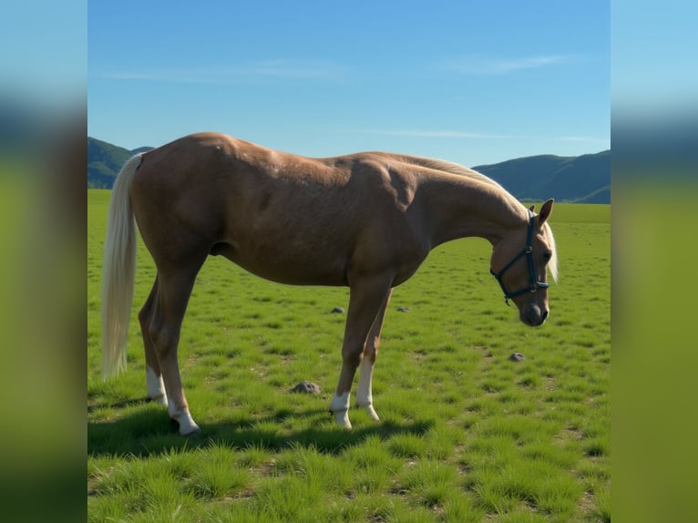 American Quarter Horse Hengst 3 Jahre Palomino in Bari