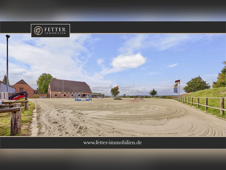 Centre équestre près de Hanovre – 29 boxes pour chevaux, installations d’entraînement professionnell