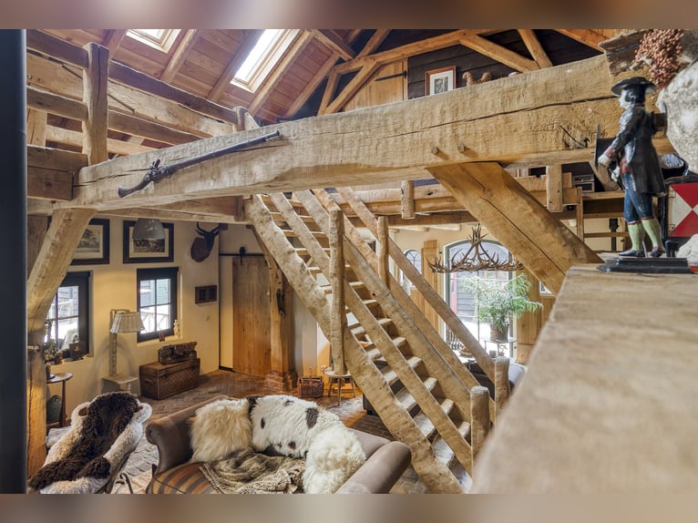 Ferme résidentielle avec installation équestre comprenant une carrière intérieure, une carrière exté