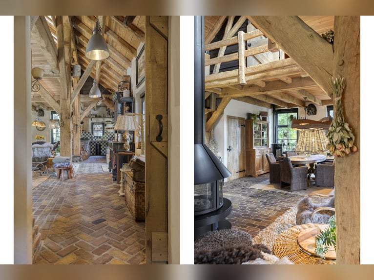 Ferme résidentielle avec installation équestre comprenant une carrière intérieure, une carrière exté