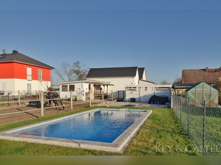 Maison individuelle entièrement rénovée avec élevage de chevaux à Oberkrämer