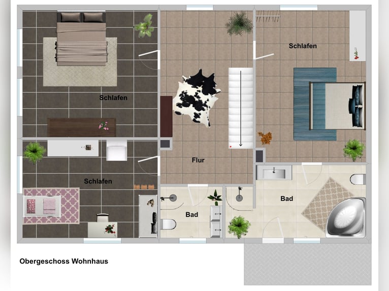 Pferdeimmobilie in Hessen – charmantes Fachwerkensemble mit Reithalle in Groß-Bieberau!