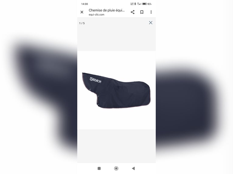 Chemise imperméable pour monter 