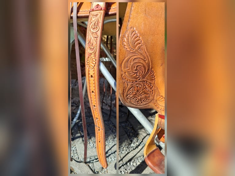 🤠🌵 Selle western carlos ballester – 17" – une véritable pièce d’exception 🌵🤠