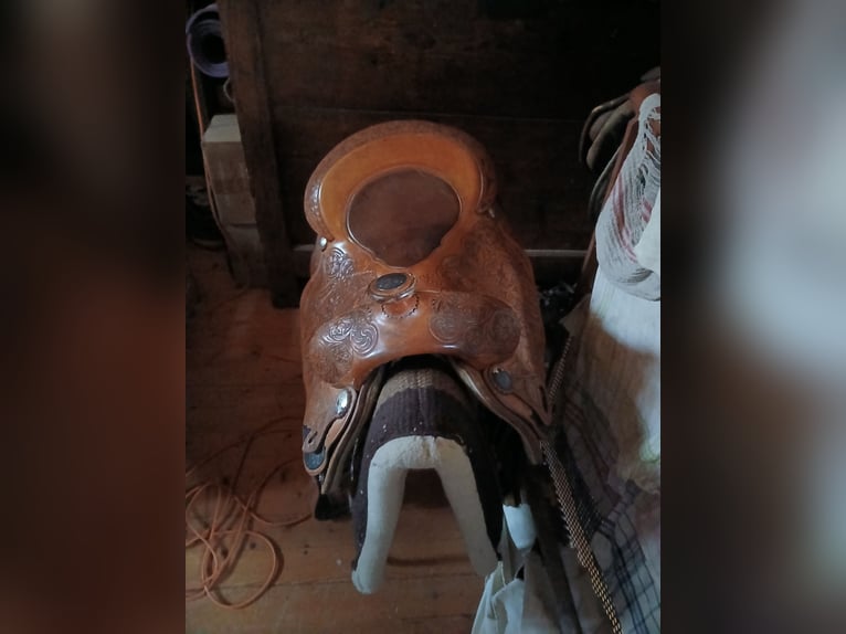 Vends selle western plus tapis