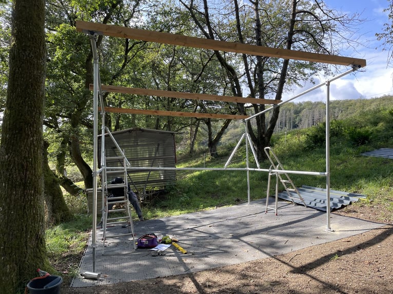 Abri pour pâturage ou paddock, été comme hiver