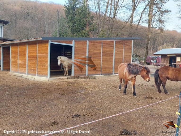 Stallungen - Pferdestall bauen, Außenbox, Pferdebox und Offenstall, Weidehütte Pferde, Unterstand