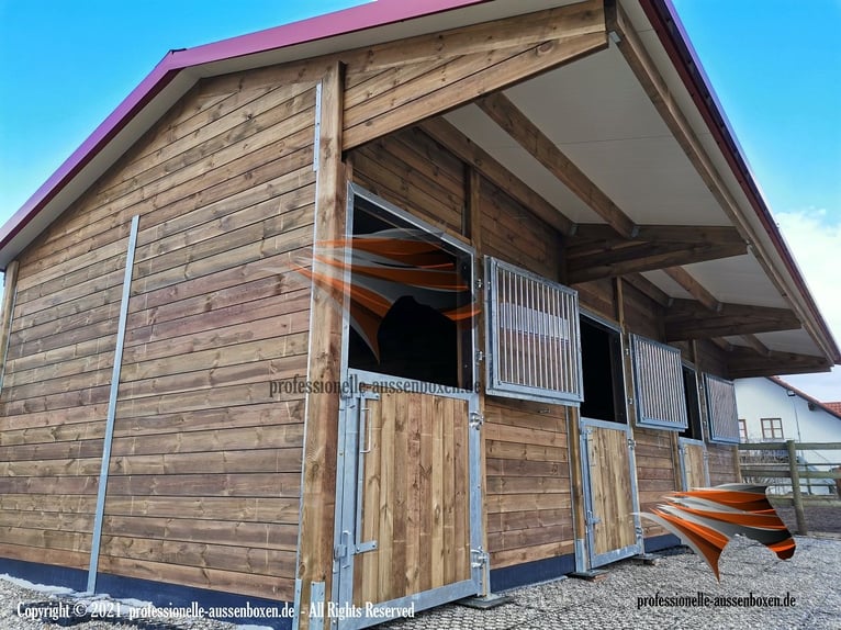 TOP Stallbau: Pferdestall bauen, Außenboxen, Pferdeboxen und Weideunterstand, Unterstand, Weidehütte