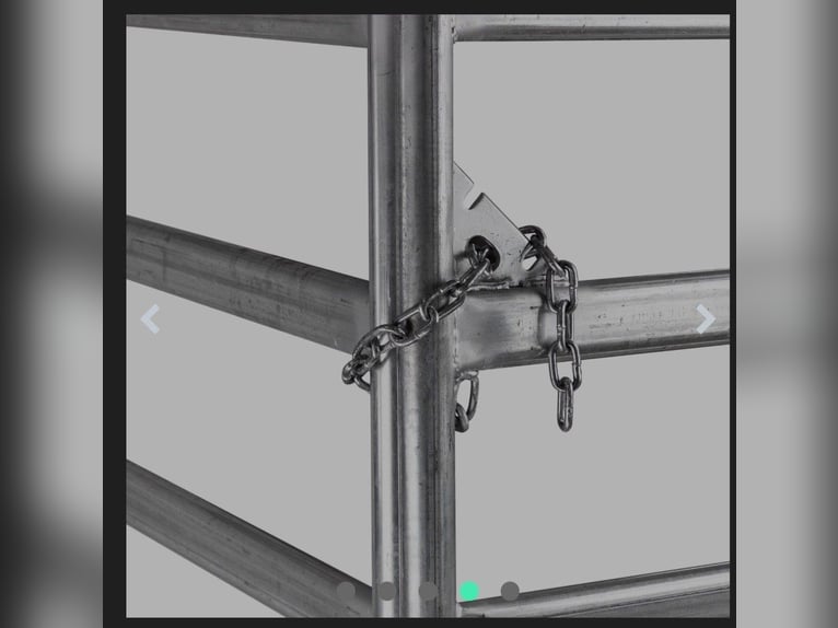 Weidebox / Panelbox / Rehabox / Pferdebox - komplett 4,20 x 4,20 x 1,73 cm