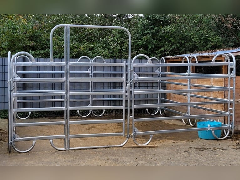 Weidebox / Panelbox / Rehabox / Pferdebox - komplett 4,20 x 4,20 x 1,73 cm