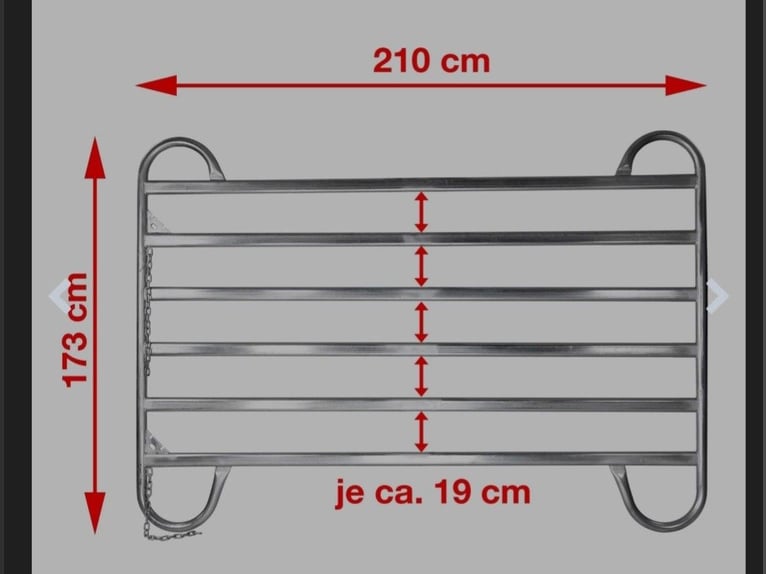 Weidebox / Panelbox / Rehabox / Pferdebox - komplett 4,20 x 4,20 x 1,73 cm
