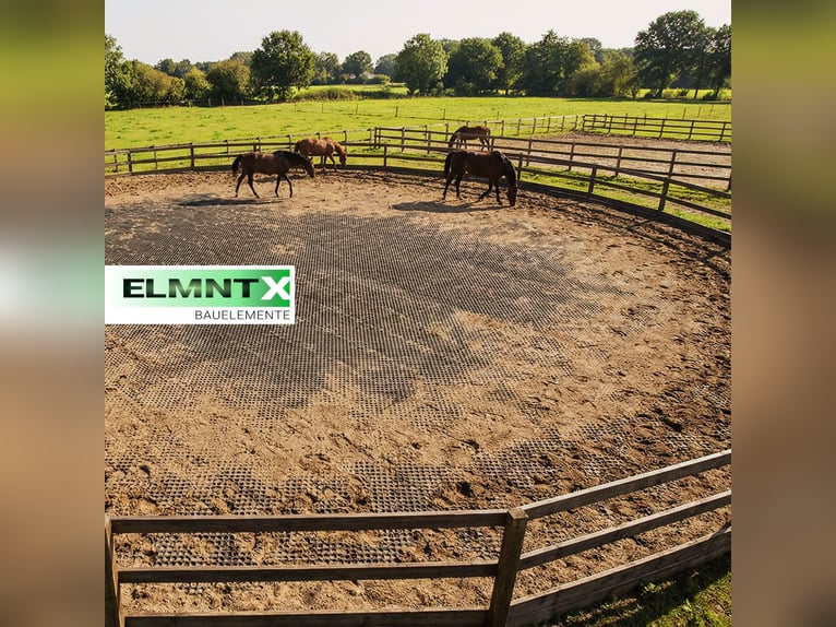 Tapis de box en caoutchouc drainage 125x80 cm – Système de couche séparatrice