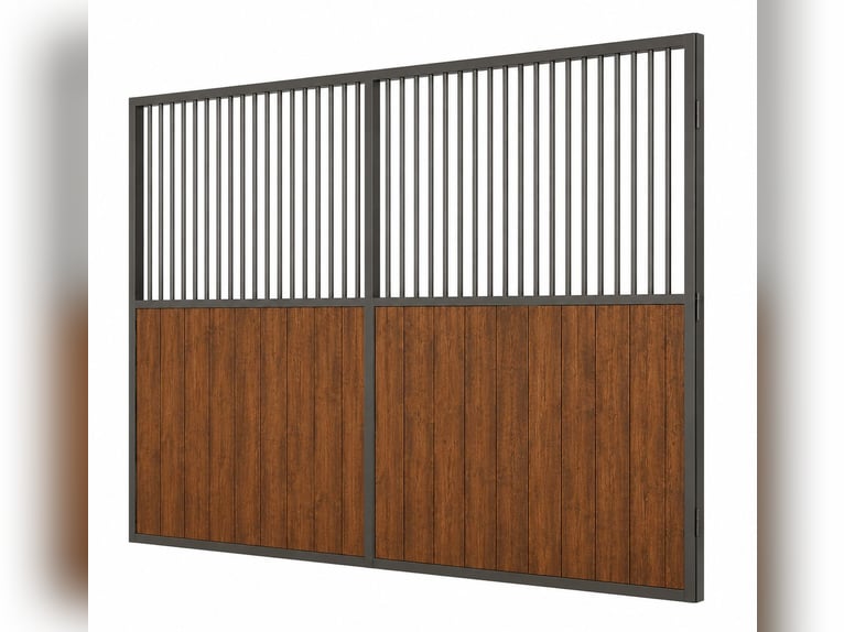 Box intérieure pour chevaux avec porte de box de haute qualité, façade de box et installation complè