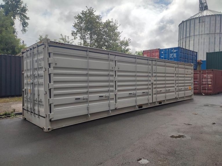 Conteneur High Cube de 40 pieds avec porte latérale