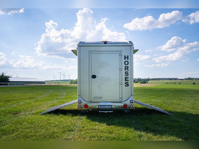 Remorque pour chevaux avec 2 rampes, climatisation dans la box, autonomie solaire, pour étalon, tran