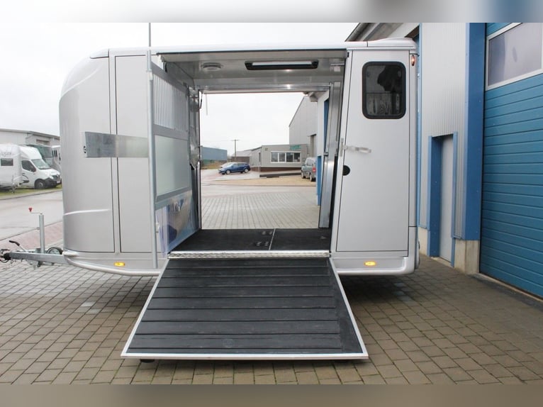 Remorque pour chevaux avec 2 rampes, nouveau modèle, transporteur pour étalons et chevaux, camion, é