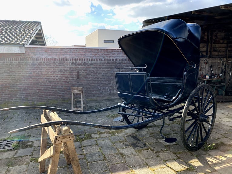 3 koetsen te koop: jacht koets, Marathon wagen & een sjees.