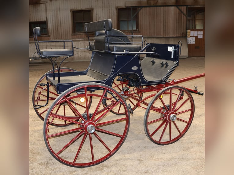 Kühnle Spider, carrosse de dressage, attelage simple ou double, freins à disque