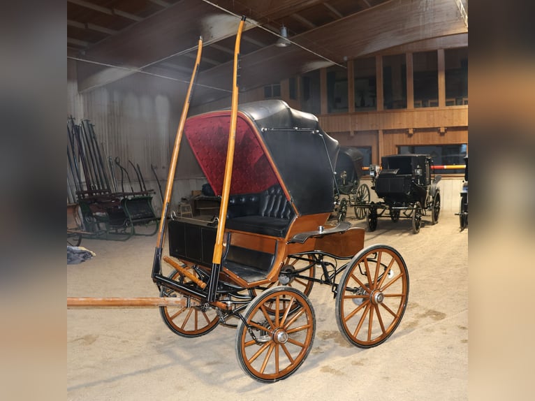 Leitert Doktorwagen Kutsche Scheibenbremsen Leder Holz