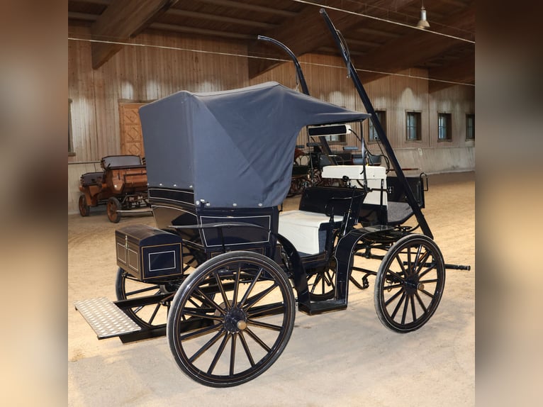 Mylord Kutsche Ein/Zweispänner Scheibenbremsen Trittbrett Schwarz