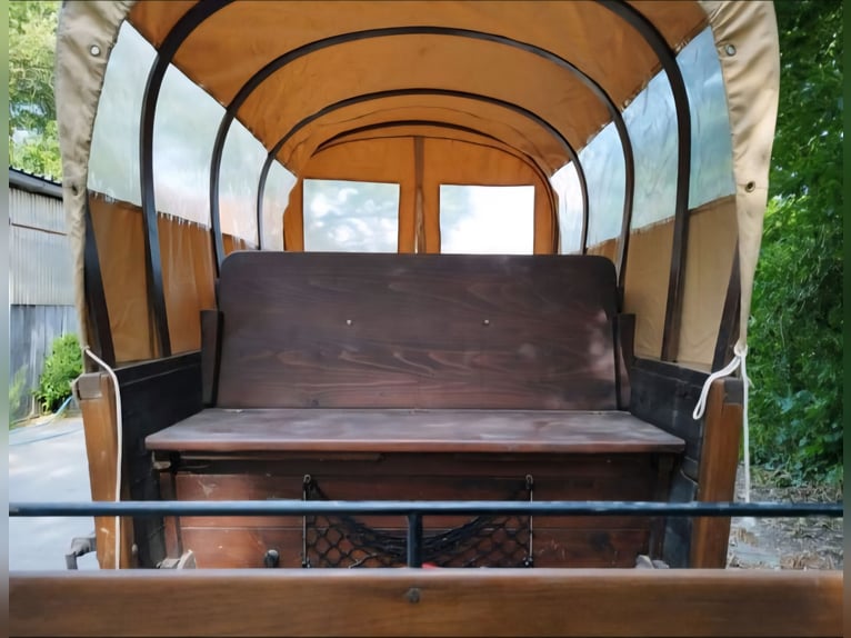 Planwagen Zweispännerkutsche Planwagen Zweispännerkutsche