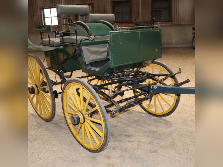 Schwere Wagonette Kutsche E. Wiez Zweispänner Scheibenbremsen