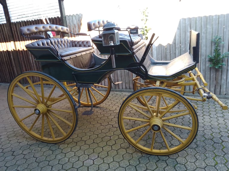 Carrosse de chasse siamois – G.H.W. Trimpler Lüneburg – État impeccable – Vers 1920