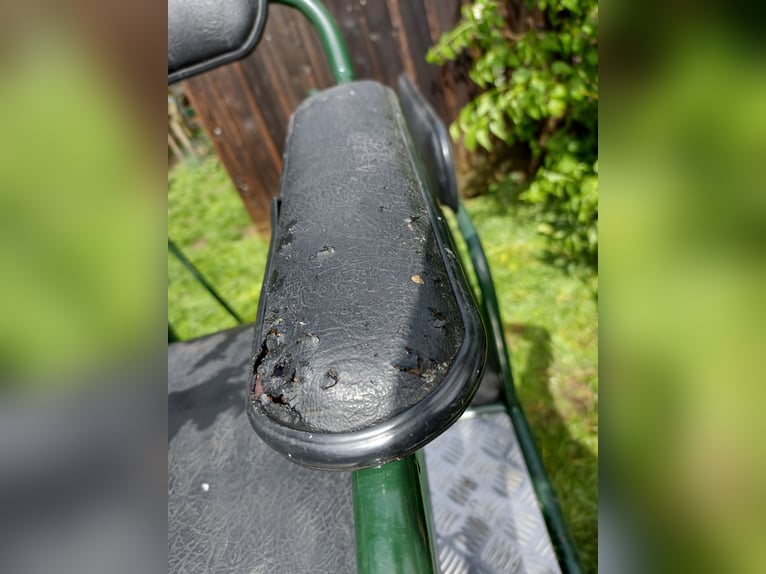 Carrosse de marathon pour un seul attelage avec harnais