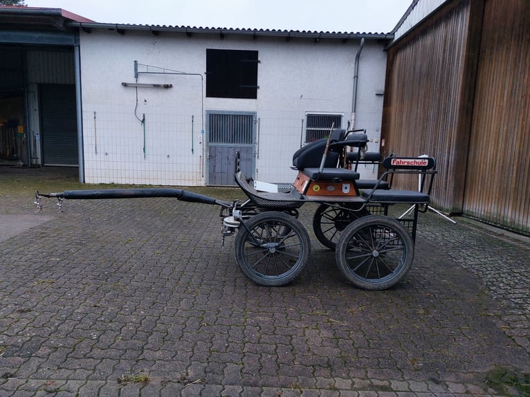 Voiture d'école d'attelage pour poneys