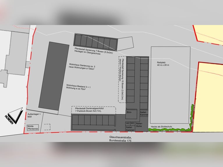 Antiguo establo de cuatro lados con un potencial de desarrollo único: finca ecuestre, complejo turís