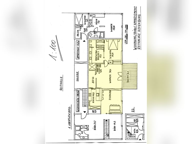 Architektenluxuswohnung auf Reitanlage - Boxen/ Einstellplätze auf Wunsch und nach Erfordernis