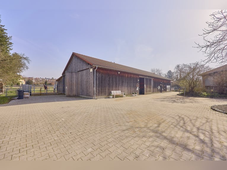 Compra de una finca ecuestre en el distrito de Kitzingen con una casa moderna de vivienda construida